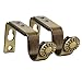 2 Stk. Gardinenstangen Zubehör Stangenauflage 22mm (Bronze)