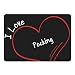 Produktbild Multifanshop Mousepad Modern I Love Pocking schwarz - Lustig Witzig Sprüche Party Computer Mauspad