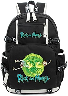 Rick And Morty Portal Large Backpack