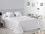 Cama 135 cm JVR Tejidos Colcha piqué Hawai - Cama 135 cm - Color Blanco
