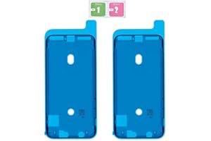 LTZGO 2x Pegatina Adhesiva Compatible Con iPhone X Negro Cinta Adhesiva A1865, A1901, A1902 Reemplazo De Pantalla Lcd , ​Marco De Carcasa Frontal Pre-cortada ​impermeable Adhesivo Pegatinas