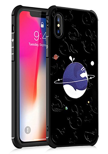 Golden Sand Apple iPhone X Case 3D Printed Armor, Slim Designer Flexible  Shock Proof TPU Back Cover iPhone 10 iPhone X Mobile Phone, Earth Whale