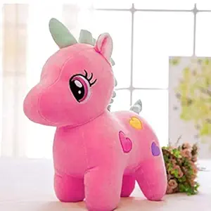 Myric Unicorn Soft Toy, Soft Toy for Girls, Birthday Gift for Girls/boy, Toys, Baby Toys, Toys for 1 Year Old, Kids Toys, Soft Toys for Baby Girl, Gift for Girls, Unicorn Toy Gift Items, (Pink 30cm)