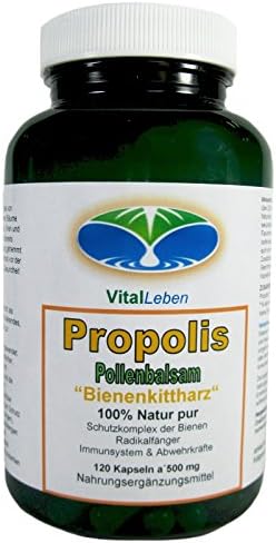 Bumble Bee Propolis Pollen Balm Kitt Resin A 500mg, 120 Capsules, # 25385