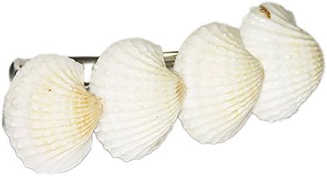 Barrettes - Seashell Barrette, Hair Clip, Clip
