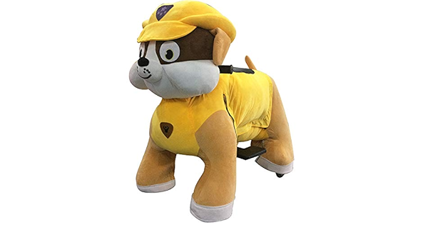 Sibo Peluche Motorise Roulante Pat Patrouille +36 Mois (Jaune) Scooter  Peluche Douce Centre Commercial Ou Domestique 119*89*66 : Amazon.fr: Jeux  Et Jouets