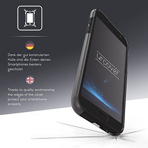UrcoverÂ® Samsung Galaxy A3 (2017) HÃ¼lle | 360 Grad Case Schutz-hÃ¼lle in Schwarz | ohne Punktmatrix | Handy-Cover Rundum ultra slim Case dÃ¼nn Schale | Smartphone ZuberhÃ¶r Tasche SchutzhÃ¼lle fÃ¼r Galaxy A3 2017