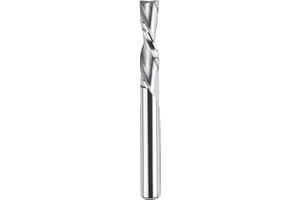 SpeTool Fresas para Madera 8mm Fresa de Ranurar DOWN CUT Fresa Espiral CNC HRC55 Fresa Helicoidal Longitud de Corte 32mm Brocas Enrutador Carburo Herramienta de Fresas de Corte de Madera, Tallado
