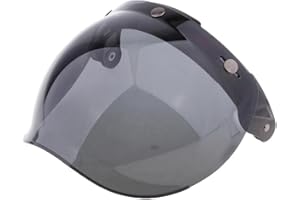 SHIWAKI Visiera Scudo a Bolle per Caschi Biltwell Bonanza Gringo e 3 Snap Motorcycle - 7