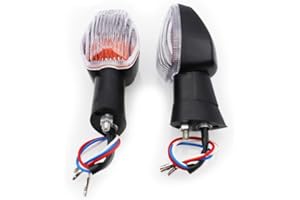 TANGSIYANG Intermitentes Moto Lámpara indicadora de luz de señal de giro, compatible For HONDA CB400SF CB600 900, compatible For HORNET RVT 1000R CBR 919 05-up 1300, accesorios for motocicleta, 2 uds. Intermiten