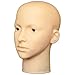 Soft Vinyl Multifunctioal Female Bald Mannequin Head Makeup Massage Training Wig Making Hat Sunglasses Display Mannequin Model Head