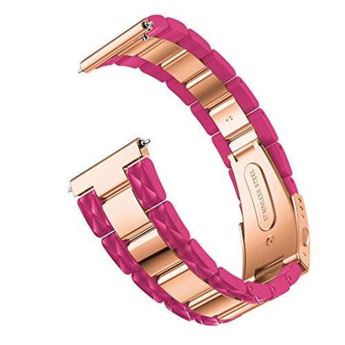 Preisvergleich Produktbild BHYDRY Edelstahl Schnellverschluss Easy Fit Armband für Samsung Galaxy Watch 42mm