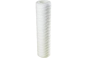 Cartucho Sedimentos 1 micras Bobinado para Vaso 10" Estandar. Fabricado en Materiales del Alto Rendimiento. Fácil Instalación y Mantenimiento. Bbagua.