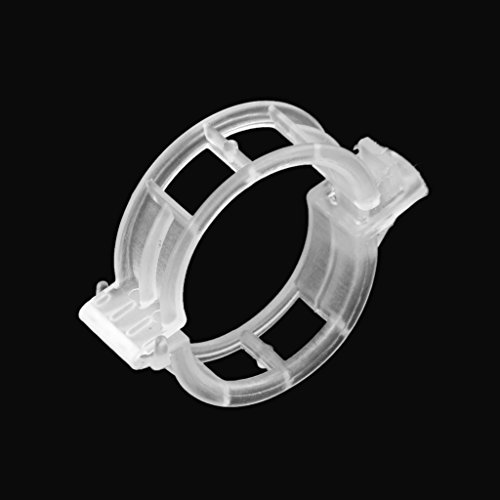 Gazechimp 100pcs Weiß Pflanzenclips pflanzenklammern Tomatenclips Verbinden Pfeffer Gurke Reben , Kunststoff - 4