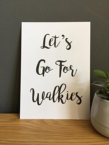 Let's Go For Walkies Print