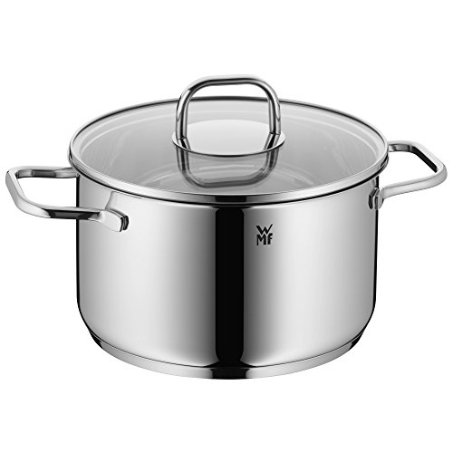 WMF Topf-Set 5-teilig Bratentopf Fleischtopf Stielkasserolle Inspiration Schüttrand Glasdeckel Cromargan Edelstahl rostfrei poliert induktionsgeeignet spülmaschinengeeignet - 4