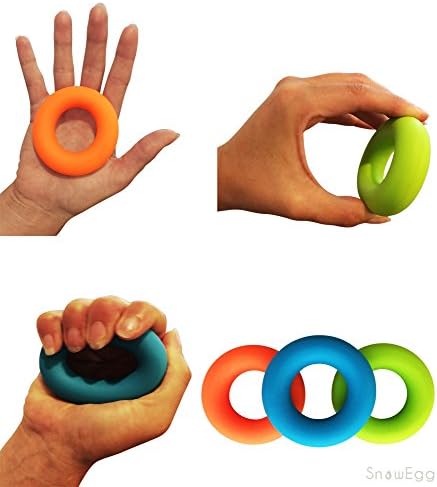 Hand Strengtheners for Forearm, Hand & Finger Grip Training โ Great For Rehabilitation, General Fitness & All Sportspeople โ 30lb/13.5kg-40lb/18kg-50lb/22.5kg Resistance Levels โ Sold & Dispatched by SnowEgg UK