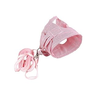 SHANGUP – Arnés Suave para hámster de Mascotas, Correa de tracción para hámster, cobaya, Cerdo, Animal pequeño, para Caminar al Aire Libre, Accesorios de Ropa