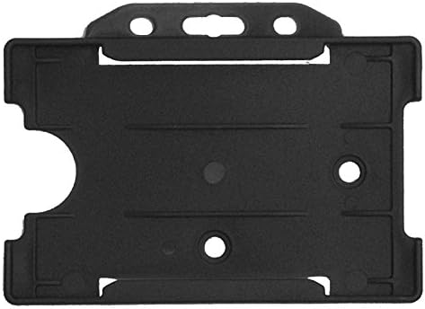 Open cardholder REKO 14, Black, Polypropylene, for a single card