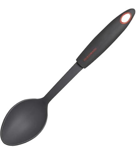 Fackelmann Fouet Nylon Ligne Red – Gris Anthracite/rouge – Résiste à 200°C