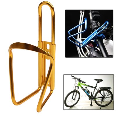 Aluminum Bike Bicycle Drinking Cup Bottle Holder in Gold