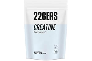 226ERS Creatine 100% Creapure, Creatina Monohidratada con Efecto Recuperador, Aumenta Masa Muscular y Rendimiento Físico, Suplemento en Polvo Vegano, Sabor Neutral - 300 gr