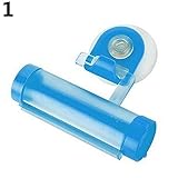 Cantidad: 1 unidad. qingsb Useful - Exprimidor de Tubos de plástico para Pasta de Dientes, dispensador fácil de Soporte de baño