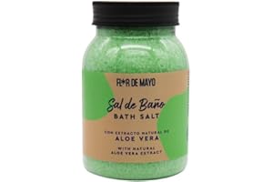 Flor de Mayo, Sal y mineral para baños (Aloe Vera) - 650 gr.