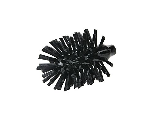 Kela WC-Garnitur LEO + Ersatzbürstenkopf, 3-tlg. Set, WC-Bürste + Edelstahlbehältnis mit Kunststoff-Einsatz, matt silber, edle Badezimmeraccessoires + Zubehör - 6