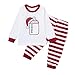 Produktbild Mssugar Weihnachten Familie Matching Pyjamas Happy Santa Streifen Erwachsene Kinder Und SäUgling Xmas Feiertag SchlafanzüGe Einteilig NachtwäSche