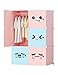 Produktbild besbomig Kleiderschrank Portable Schrank Garderobenschrank - DIY Modular Regalsystem Kinderregal Garderobe Kinder Kleiderschrank für Bücher Spielzeug Kleidung