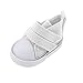 Produktbild Blesiya Weiße Sticky Strap Sneakers Puppenschuhe Segeltuchschuhe für 1/6 BJD Puppe - 5 x 2,8 x 3,5cm