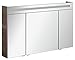 Produktbild Fackelmann B.clever LED Spiegelschrank drei Türen (120 cm) Ulme Madera, 82987