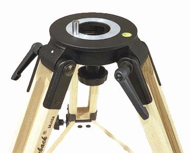 Berlebach Holz-Dreibeinstativ Stativ UNI 18 mit Ablageplatte 37 cm