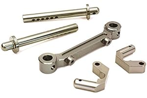 INTEGY RC Model CNC Machined Front Body Mount Bracket w/Posts for Axial 1/10 Yeti Rock Racer