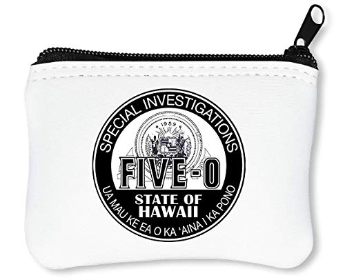 Preisvergleich Produktbild Hawaii Five-O Special Investigator Shield Reißverschluss-Geldbörse Brieftasche Geldbörse