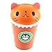 Produktbild Squishies Spielzeug ,Beikoard 14cm geschnitten Cappuccino Kaffeetasse Katze duftenden Squishies langsam steigende Squeeze Spielzeug Sammlung Heilung Geschenk Dekompression Spielzeug Dekoration Party Taschen Geschenke Charms Buns Cell Phone Charm (A, Coffee)