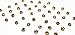 45 INDIVIDUAL GOLD BINDI GLITTER CRYSTAL SELF ADHESIVE DIAMANTE GEM BRIDAL TIKKA DOT BOLLYWOOD FESTIVAL FANCY DESIGNER FASHION TATTOO (DIAGOL)