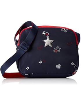 Tommy Hilfiger Mädchen Kids Poppy Girl Print Camera Bag Rucksack, Blau (Corporate), 4.5 x 13 x 16.5 cm