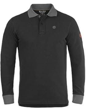 BLEND Ralle Herren Poloshirt Shirt Longsleeve