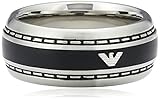 Emporio Armani Herren-Ring Edelstahl Gr. 65 (20.7) - EGS1924040-11.5
