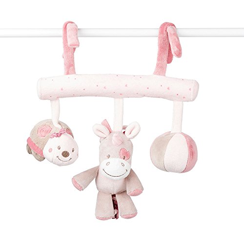 Preisvergleich Produktbild Nattou Babyschale Spielzeug Mädchen, rosa - Nina, Jade und Lili