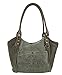 Produktbild Sunsa Damen Vintage Tasche Shopper Schultertasche Handtasche aus Canvas / Segeltuch mit Leder