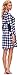 Italian Fashion IF Women Maternity Nightdress Zyta 0111 (Dark Blue/White, M)