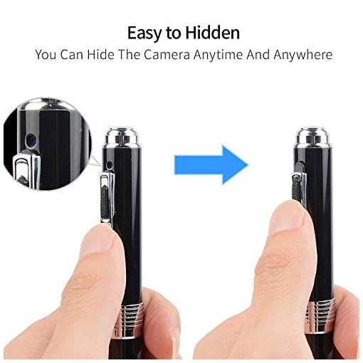 Inovics Spy 4K Pen Camera with 1920px HD Video Audio Recording 12 Mega Pixel Lens with 16 GB Memory Card for Long Time Recording No Light Flashes While Recording - Image 3