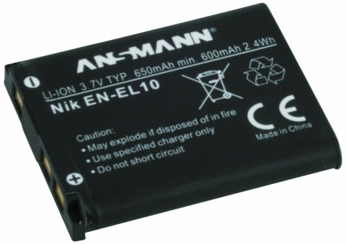 Ansmann - ENEL10 - Batterie A pour Nikon Ansmann - ENEL10 - Batterie A pour Nikon
