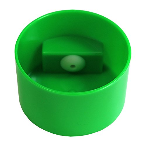Tightvac Minivac 1-Ounce Vacuum Sealed Dry Goods Storage Container, Black Body/Green Cap - 3
