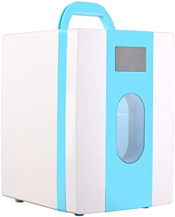 RIRI Portable Car Refrigerator 10L for Home and Car, blue