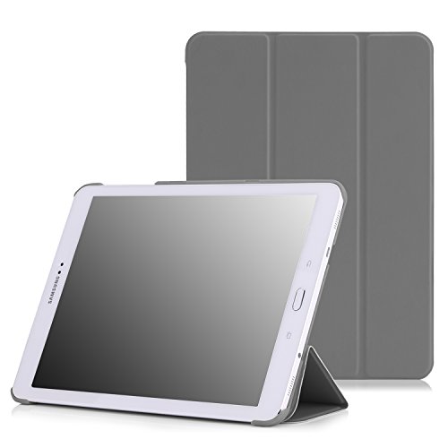MoKo Samsung Galaxy Tab S2 9.7 Hülle – Ultra Slim PU Leder Tasche Schutzhülle Schale Smart Case mit Auto Sleep/Wake up Funktion und Standfunktion für Galaxy Tab S2 9.7″ Android 5.0 Tablet-PC, Grau - 7