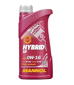 MANNOL 7920 Hybrid SP SAE 0W-16 SP (RC) Fully Synthetic Engine Oil for Car, 1 L